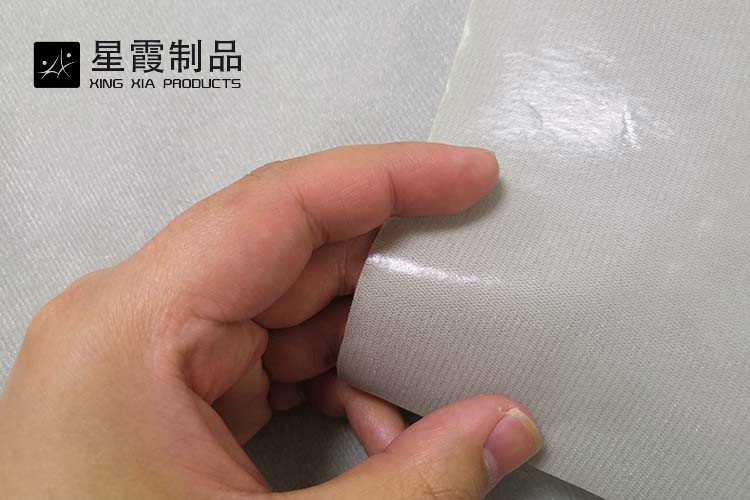 魔術(shù)貼面料熱熔膠膜背膠加工產(chǎn)品